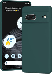 Silicone Cover для Google Pixel 7 (темно-зеленый)
