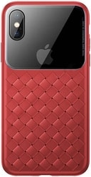 Weaving для iPhone XS Max (красный)