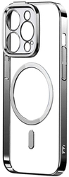 Glitter Series Magnetic Case для iPhone 14 Pro Max (серебристый)