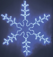 Большая Снежинка (95x95 см, синий) [501-332]