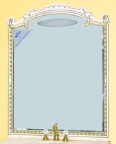 Зеркало Элис - 120 (бежевый, белый)