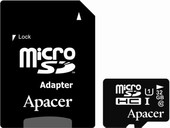 microSDHC UHS-I (Class 10) 32GB + адаптер (AP32GMCSH10U1-R)