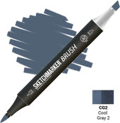 Brush Двусторонний CG2 SMB-CG2 (прохладный серый 2)