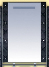 Зеркало Гранд Luxe - 60 подвесное черно-белое