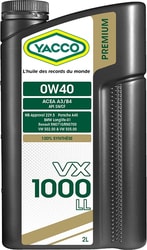 VX 1000 LL 0W-40 2л