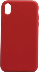 Soft-Touch для Xiaomi Redmi 9A с LOGO (темно-красный)