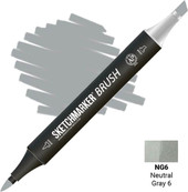Brush Двусторонний NG6 SMB-NG6 (нейтральный серый 6)