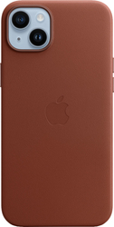 MagSafe Leather Case для iPhone 14 Plus (темно-коричневый)