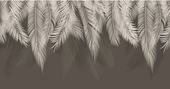 Пальмовые листья с защитным покрытием (графит) 500x260