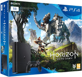 PlayStation 4 Slim Horizon Zero Dawn 1TB (черный)