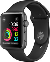 Watch Series 2 42mm Space Gray with Black Sport Band [MP062]