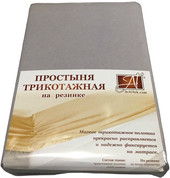 Трикотажная на резинке 160x200 ПМТР-СЕР-160 (серый)