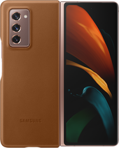 Leather Cover для Samsung Galaxy Z Fold2 (коричневый)