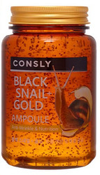Сыворотка для лица Black Snail & 24K Gold All-in-One Ampoule Многофункциональная (250 мл)