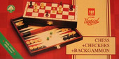 Chess Touristic + draughts + backgammon