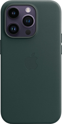 MagSafe Leather Case для iPhone 14 Pro (зеленый лес)