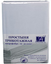 Трикотажная на резинке 140x200 ПМТР-БЕЛ-140 (белый)