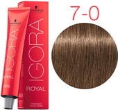 Professional Igora Royal Permanent Color Creme 7-0 60 мл