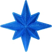 Звезда 45 см парча (синий)