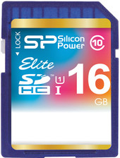 SDHC Elite UHS-1 (Class 10) 16 GB (SP016GBSDHAU1V10)