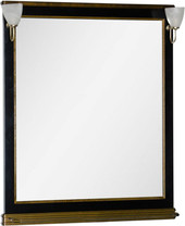 Зеркало Валенса 100 (черный краколет/золото) [180294+173024]