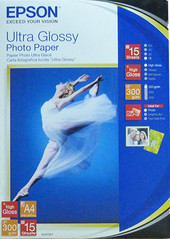 Ultra Glossy Photo Paper A4 15 листов (C13S041927)
