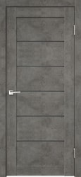 Loft 1 60x200 (бетон темно-серый, мателюкс графит)