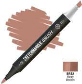 Brush Двусторонний BR32 SMB-BR32 (розовый/коричневый)