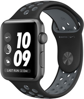 Watch Nike+ 42mm Space Gray with Black/Cool Gray Band [MNYY2]