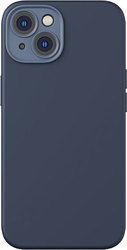 Liquid Silica Gel Case для iPhone 14 (синий)