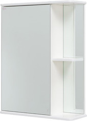 Шкаф с зеркалом Карина 55.00 левый (белый) [205530]