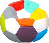 Мяч экокожа (радужный, XL, smart balls)