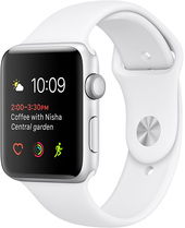 Watch Series 1 42mm Silver with White Sport Band [MNNL2]