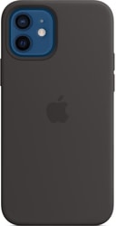 MagSafe Silicone Case для iPhone 12/12 Pro (черный)