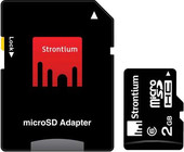 microSDHC (Class 6) 2GB + SD адаптер [SR2GTFC6A]