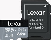 microSDXC LMS1066064G-BNANG 64GB (с адаптером)