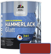 Hammerlack на ржавчину гладкая RAL3005 (750 мл, винно-красный)