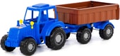 Трактор Алтай с прицепом №1 84750 (синий)