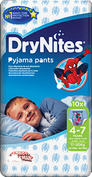 DryNites 4-7 лет для мальчиков (10 шт)