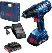 Bosch GSR 180-LI Professional 06019F8109 (с 2-мя АКБ, кейс)