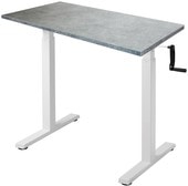Manual Desk Compact 1360x800x36 мм (бетон Чикаго/белый)