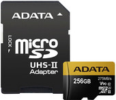 microSDXC UHS-II 256GB + адаптер [AUSDX256GUII3CL10-CA1]