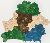 Карта Республики Беларусь 3261 (на белорусском языке)