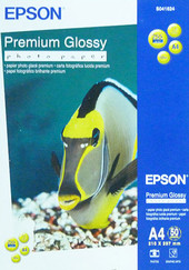 Premium Glossy Photo Paper A4 50 листов (C13S041624)