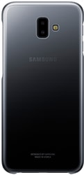 Gradation Cover для Samsung Galaxy J6+ (черный)