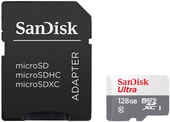 Ultra microSDXC SDSQUNR-128G-GN3MA 128GB (с адаптером)