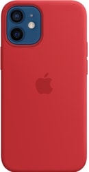 MagSafe Silicone Case для iPhone 12 mini (красный)