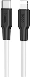 X21 Plus Silicone USB Type-C - Lightning (1 м, черный/белый)