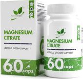 Магний цитрат (Magnesium Citrate), 60 капсул