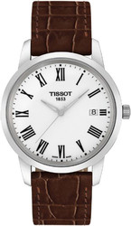 Leather Mens Watch (T033.410.16.013.00)